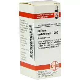 BARIUM CARBONICUM C 200 kroglic, 10 g