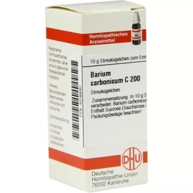 BARIUM CARBONICUM C 200 kroglic, 10 g