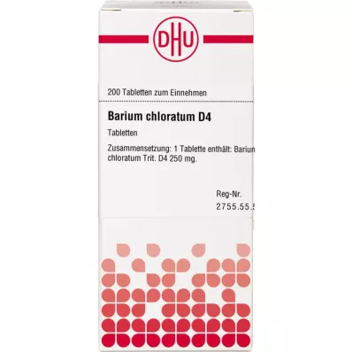 BARIUM CHLORATUM D 4 tablete, 200 kapsul