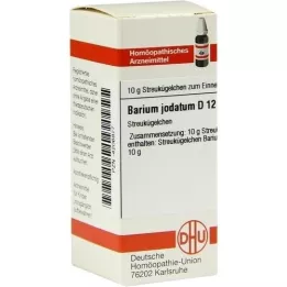 BARIUM JODATUM D 12 kroglic, 10 g