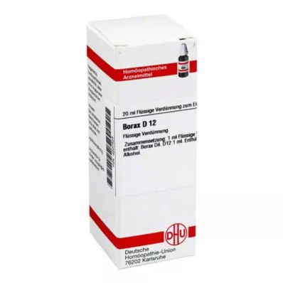 BORAX Raztopina D 12, 20 ml