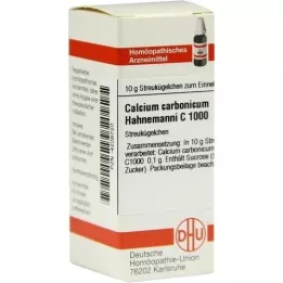 CALCIUM CARBONICUM Hahnemanni C 1000 kroglic, 10 g