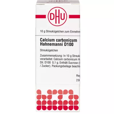 CALCIUM CARBONICUM Hahnemanni D 100 globul, 10 g