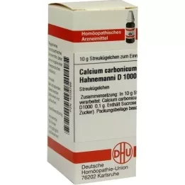 CALCIUM CARBONICUM Hahnemanni D 1000 kroglic, 10 g