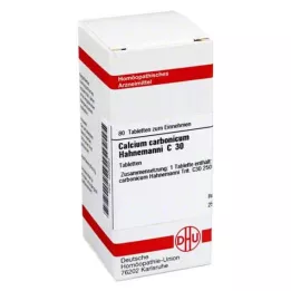 CALCIUM CARBONICUM Hahnemanni C 30 tablet, 80 kosov