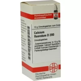 CALCIUM FLUORATUM D 200 kroglic, 10 g