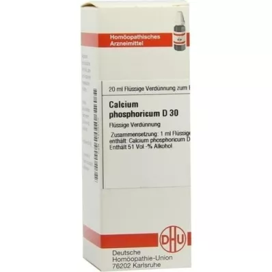 CALCIUM PHOSPHORICUM D 30 razredčitev, 20 ml
