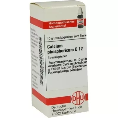 CALCIUM PHOSPHORICUM C 12 kroglic, 10 g