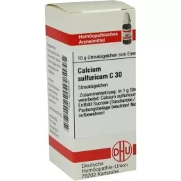 CALCIUM SULFURICUM C 30 kroglic, 10 g