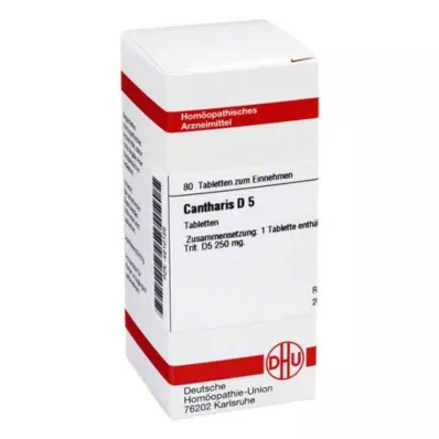 CANTHARIS D 5 tablete, 80 kapsul