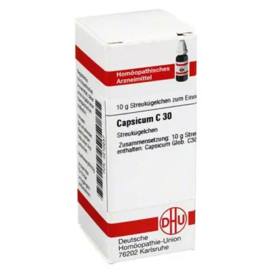 DHU Capsicum C 30 globul, 10 g DHU Capsicum C 30 globul, 10 g