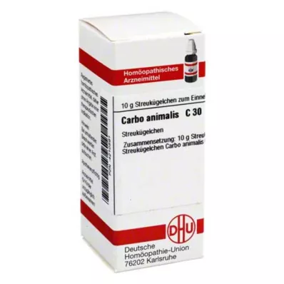 DHU Carbo animalis C 30 globul, 10 g