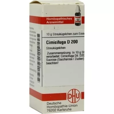 CIMICIFUGA D 200 kroglic, 10 g