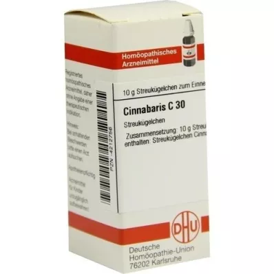 CINNABARIS C 30 kroglic, 10 g