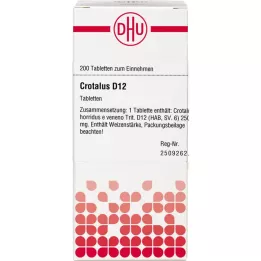 CROTALUS D 12 tablet, 200 kapsul