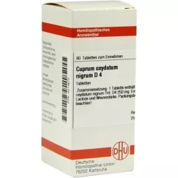 CUPRUM OXYDATUM nigrum D 4 tablete, 80 kosov