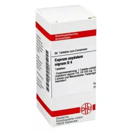 CUPRUM OXYDATUM nigrum D 4 tablete, 80 kosov