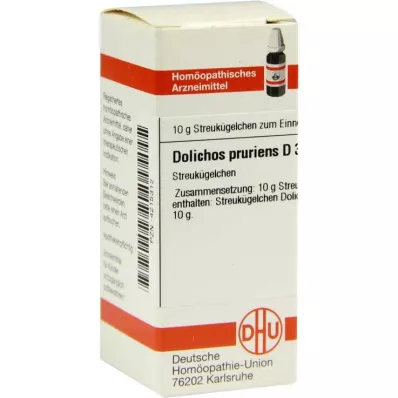 DOLICHOS PRURIENS D 3 globule, 10 g