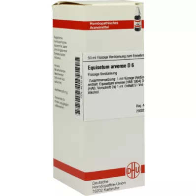 EQUISETUM ARVENSE Raztopina D 6, 50 ml