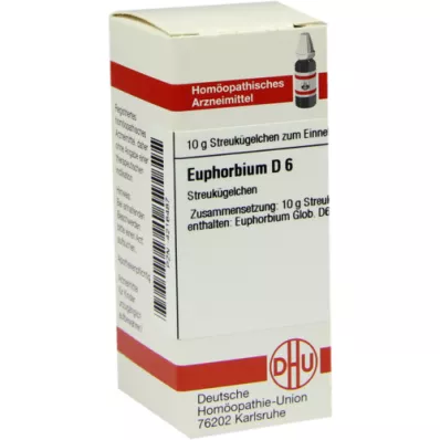 EUPHORBIUM D 6 kroglic, 10 g