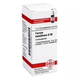 FERRUM METALLICUM D 30 kroglic, 10 g