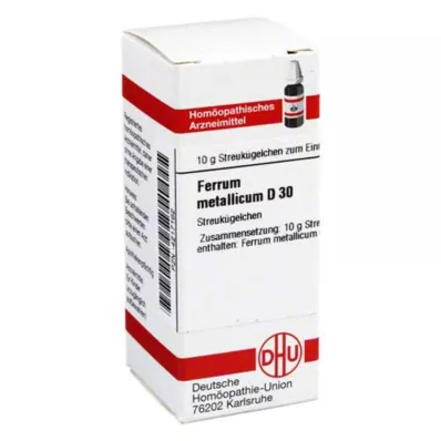 FERRUM METALLICUM D 30 kroglic, 10 g