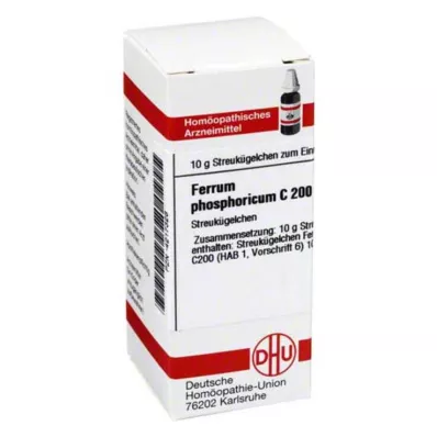 FERRUM PHOSPHORICUM C 200 kroglic, 10 g