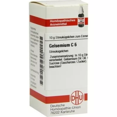 GELSEMIUM C 6 kroglic, 10 g
