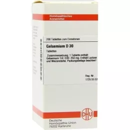 GELSEMIUM D 30 tablet, 200 kapsul