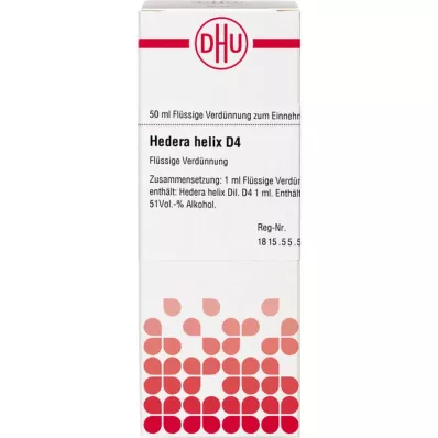 HEDERA HELIX Raztopina D 4, 50 ml