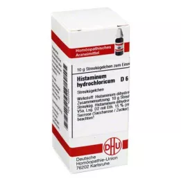 HISTAMINUM hydrochloricum D 6 kroglic, 10 g