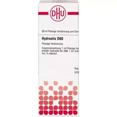 HYDRASTIS D 60 razredčitev, 20 ml