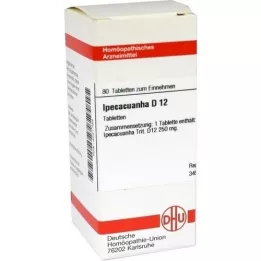 IPECACUANHA D 12 tablet, 80 kapsul