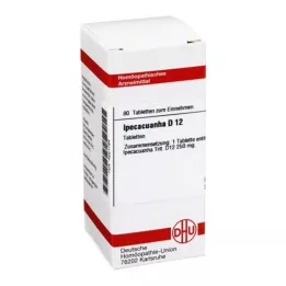 IPECACUANHA D 12 tablet, 80 kapsul