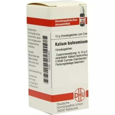 KALIUM BICHROMICUM C 6 kroglic, 10 g