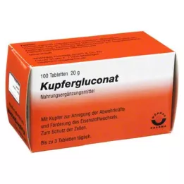 KUPFERGLUCONAT Tablete, 100 kosov