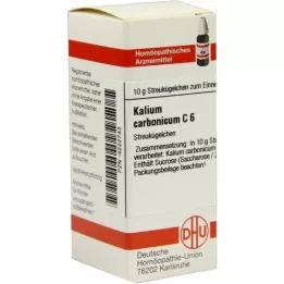 KALIUM CARBONICUM C 6 kroglic, 10 g