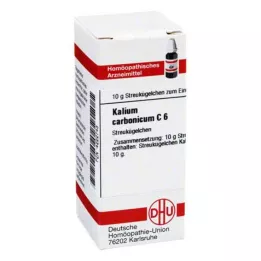 KALIUM CARBONICUM C 6 kroglic, 10 g