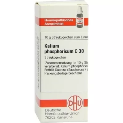 KALIUM PHOSPHORICUM C 30 kroglic, 10 g