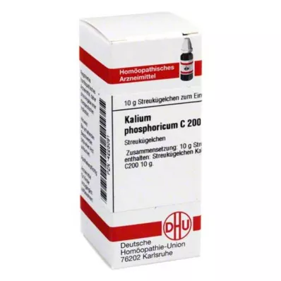 KALIUM PHOSPHORICUM C 200 kroglic, 10 g