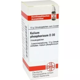 KALIUM PHOSPHORICUM D 30 kroglic, 10 g