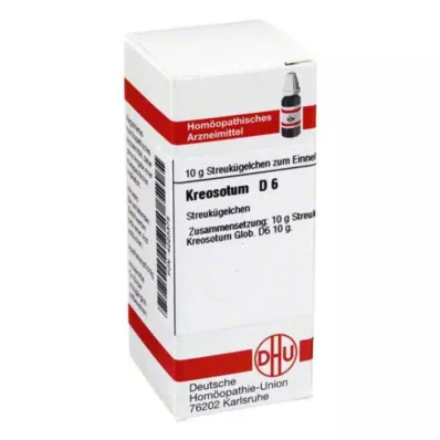 KREOSOTUM D 6 kroglic, 10 g
