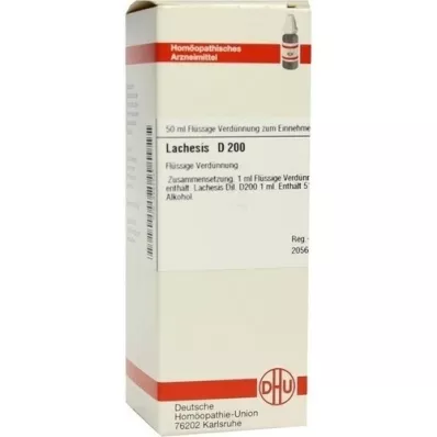 LACHESIS Raztopina D 200, 50 ml