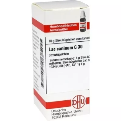 LAC CANINUM C 30 kroglic, 10 g