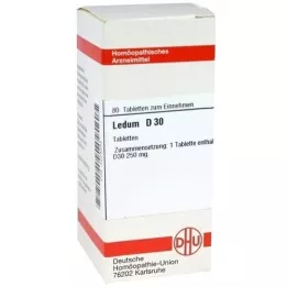 LEDUM D 30 tablet, 80 kapsul