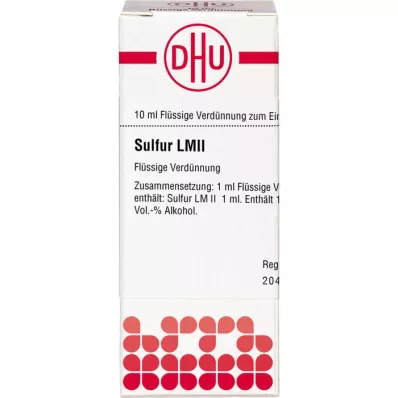 SULFUR LM II Razredčenje, 10 ml