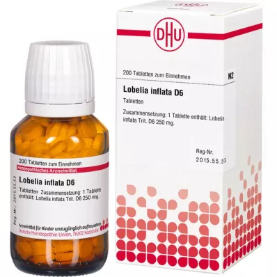 LOBELIA INFLATA D 6 tablete, 200 kapsul