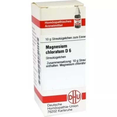 MAGNESIUM CHLORATUM D 6 kroglic, 10 g