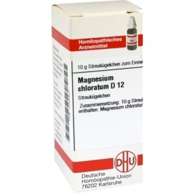 MAGNESIUM CHLORATUM D 12 kroglic, 10 g