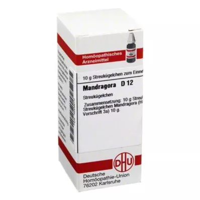 MANDRAGORA D 12 kroglic, 10 g